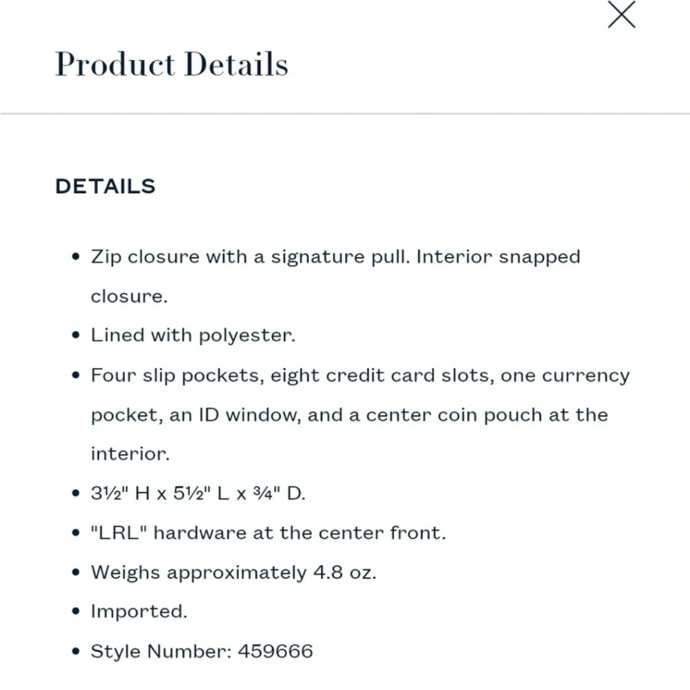 Lauren Ralph Lauren Yellow Wristlet Clutch - Picture 5 of 5